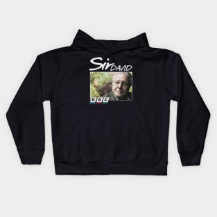 David Attenborough Kids Hoodie